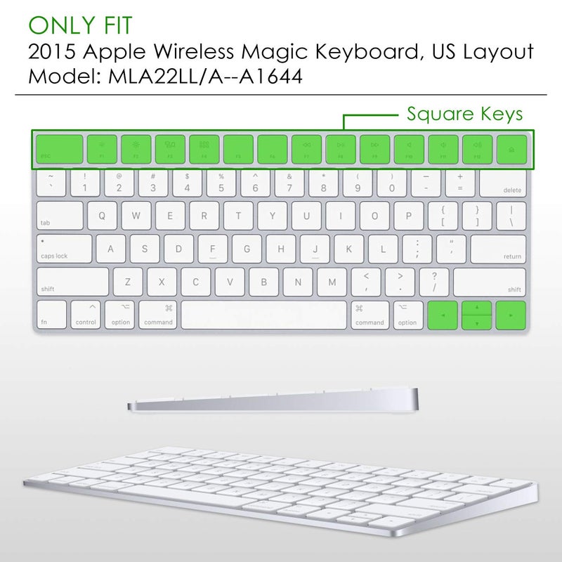 Allinside Black Cover for Apple Magic Keyboard (MLA22LL/A) with US Layout - Image 2
